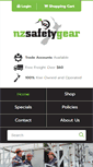 Mobile Screenshot of nzsafetygear.co.nz